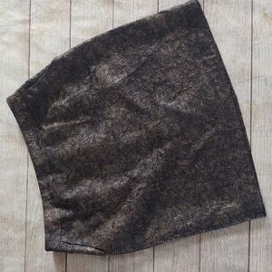 COLDWATER CREEK TEXTURED METALIC SKIRT 16P